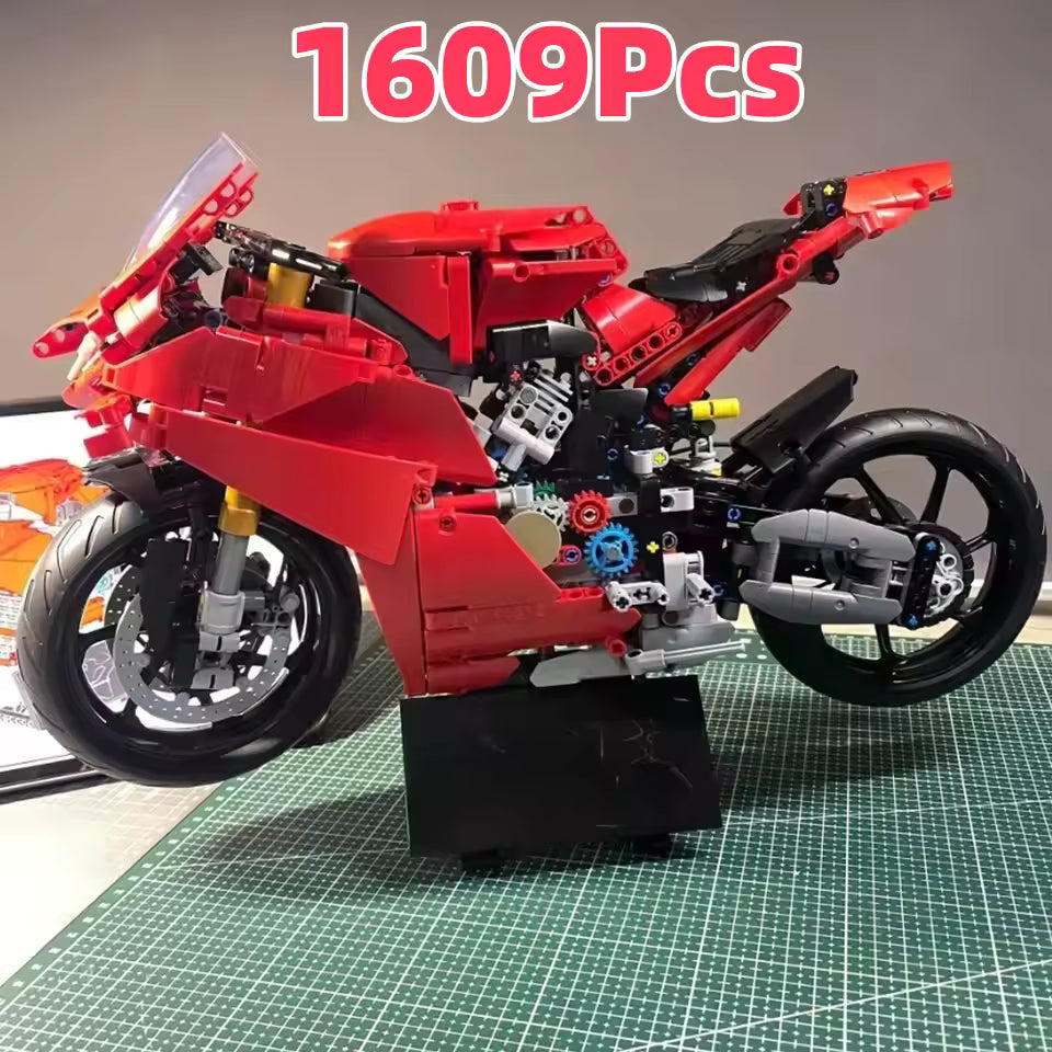 V4 S Red Motorcycle