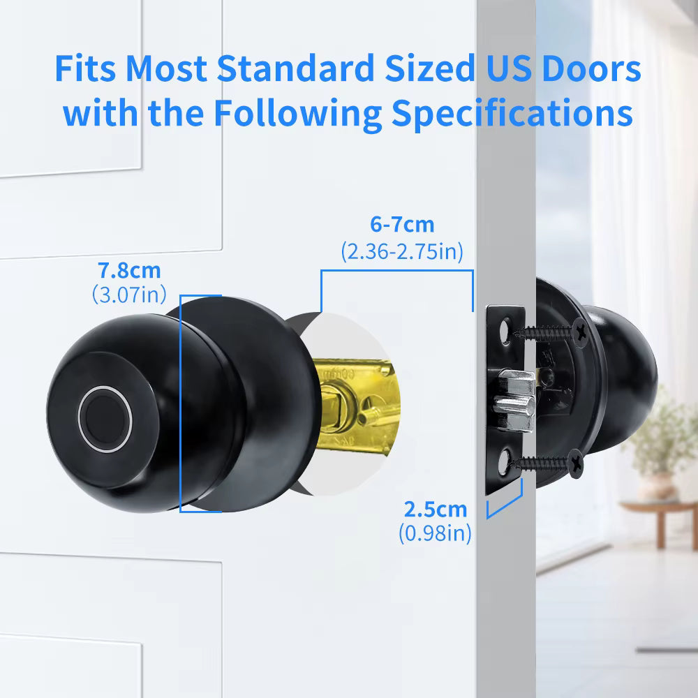 Smart Round Door Lock Ball