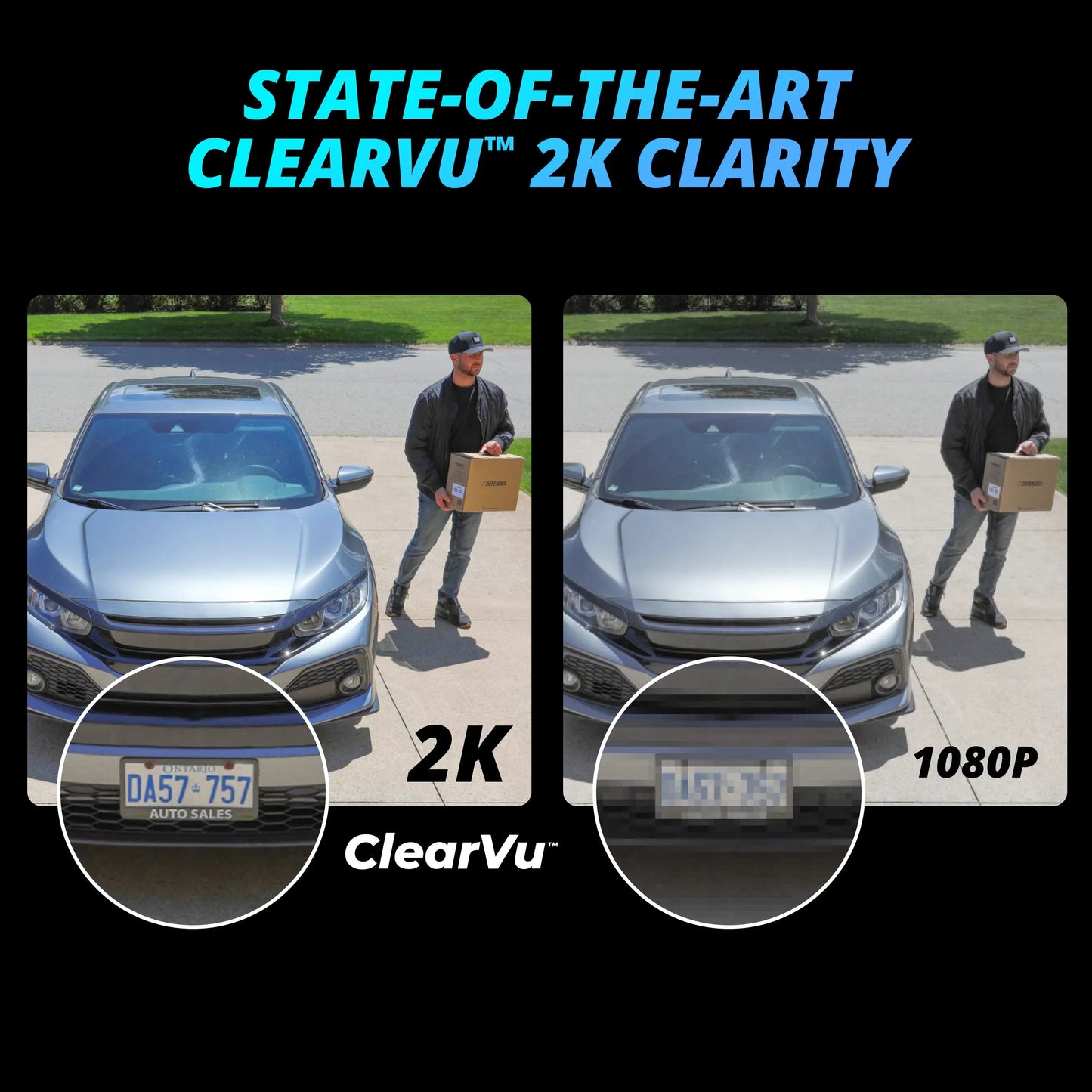 Smart Indoor/Outdoor Security Camera With Phone App